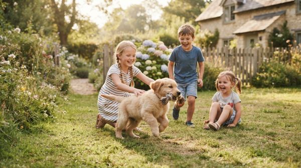 Chiot et enfants : conseils pour une bonne cohabitation