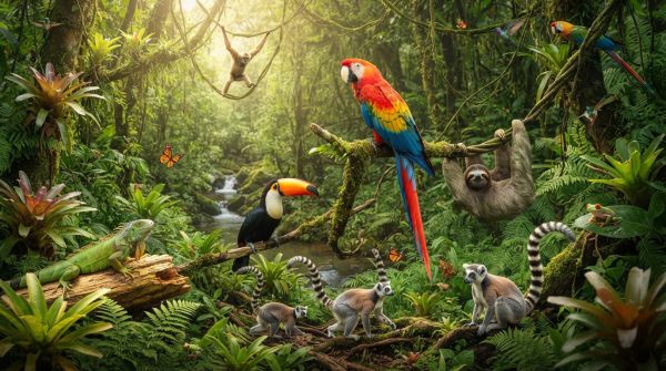 Les spectaculaires adaptations des animaux exotiques